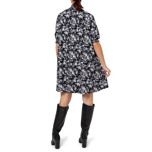 LEOTA Raelyn Floral Mock Neck Dress - NWT - Size Small - Picture 2 of 4